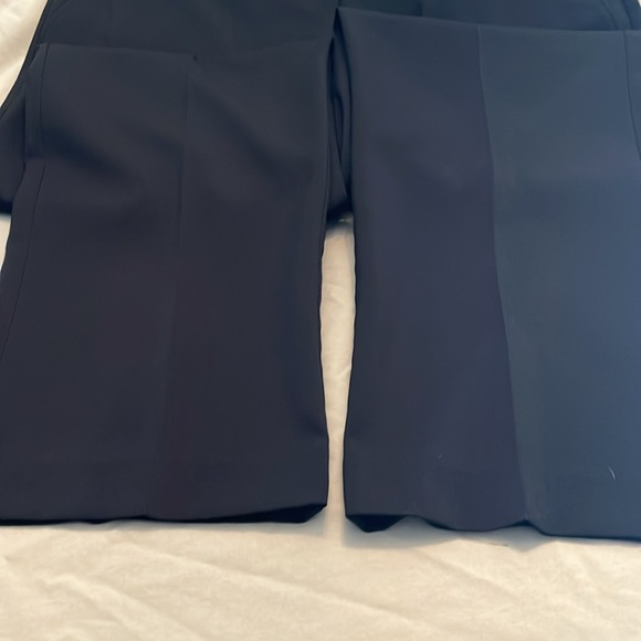 Michael Kors black dress pants. 38 waist 32 length. Flat front polyester pants - Picture 2 of 5